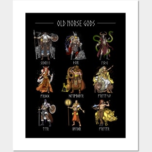 Old Norse Gods Posters and Art